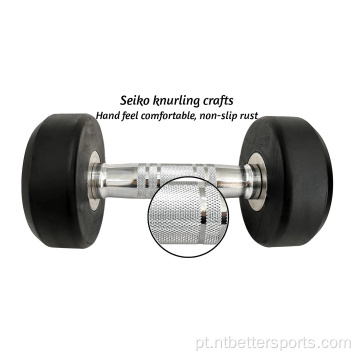 Round Head Power Training CPU Dumbbell revestido